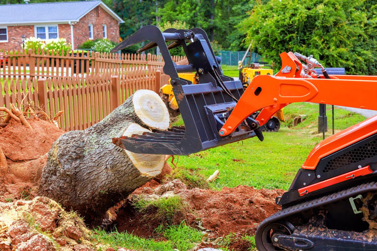 Stump grinding